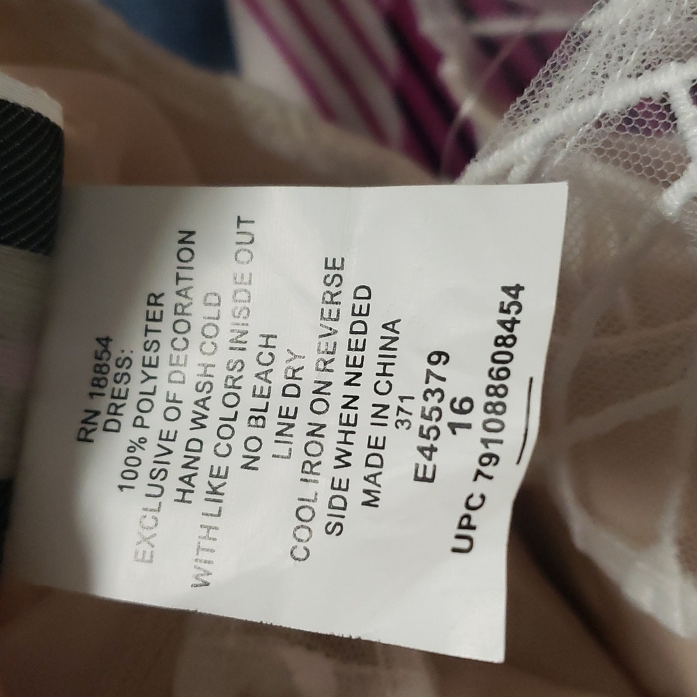 Big Girls Embroidered Mesh Gown, Taupe - Picture 8 of 9